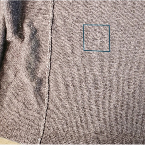 Eileen Fisher Brown Metallic Open Knit Cardigan XL Lagenlook Wedding Formal‎ - Picture 12 of 12